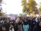 حضور پرشور اساتید – کارکنان و دانشجویان آموزشکده فنی و حرفه ای دختران خوی در راهپیمایی روز 13 آبان