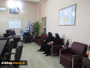 دیدار مسئولین آموزشکده فنی و حرفه ای دختران خوی و آموزش و پرورش شهرستان خوی در خصوص جذب حداکثری دانشجو 2