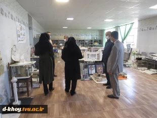 بازدید ریاست آموزش و پرورش شهرستان خوی از آموزشکده فنی و حرفه ای دختران خوی 3