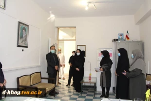 بازدید ریاست محترم دانشگاه فنی و حرفه ای استان آذربایجان غربی جناب آقای دکتر یوسفی از آموزشکده فنی و حرفه ای دختران خوی 5