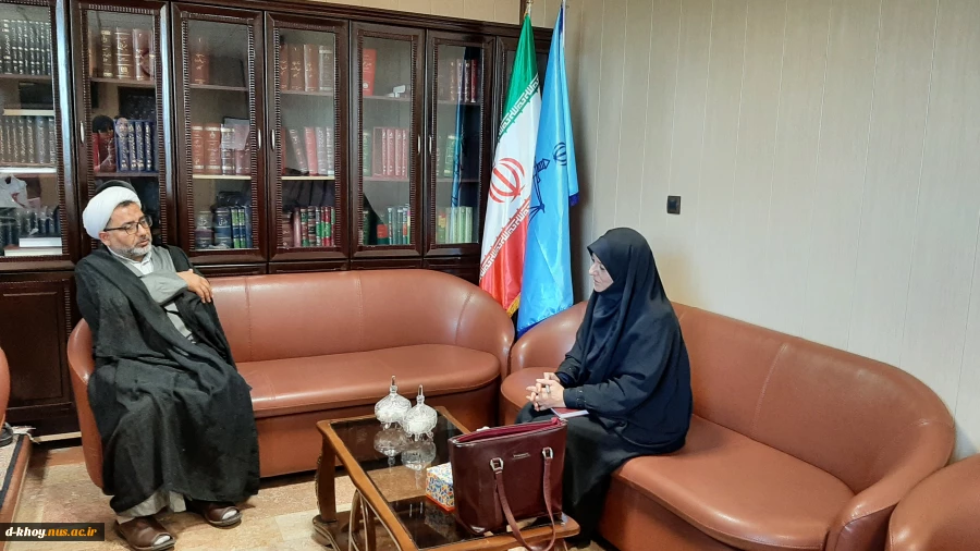 دیدار سرپرست آموزشکده فنی و حرفه ای دختران خوی با رییس دادگستری شهرستان خوی 3