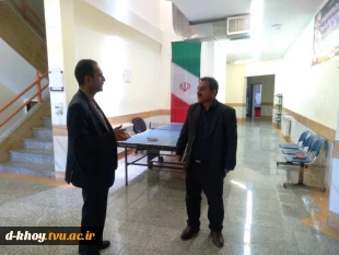 بازدید رئیس نظارت و ارزیابی دانشگاه فنی و حرفه ای استان آذربایجان غربی از آموزشکده دختران خوی 2