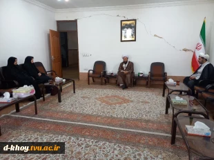 دیدار ریاست آموزشکده دختران خوی با امام جمعه محترم شهرستان خوی 2