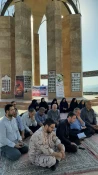 برگزاری مراسم پرفیض زیارت عاشورا در جوار شهدای گمنام شهرستان خوی 3